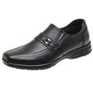 Sapato Social Masculino Confortavel Couro com Fivela Preto