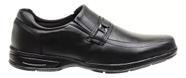 Sapato Social Masculino Couro Legítimo Anti Stress Conforto Ortopédico Preto Sapato Social Masculino Couro Legítimo Anti Stress Conforto Ortopédico Preto