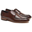 Sapato Social Masculino Couro Legitimo Macio Confortável Sola de Couro com Antiderrapante De Amarrar Oxford Berganno