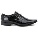 Sapato Social Masculino Couro Verniz Conforto e Elegância