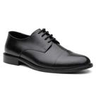 Sapato Social Masculino Derby Couro Cadarço Macio