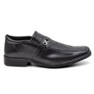 Sapato Social Masculino Elegante Formal Versátil Confortável Trabalho Dia a Dia Faculdade Preto