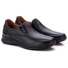 Sapato Social Masculino em Couro Preto 0100- Preto 44
