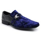 Sapato Social Masculino Liso Bico Quadrado Camurça Executivo Formal Para Trabalhar Passear