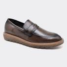 Sapato Social Masculino Loafer Casual Masculino Couro Slip On (Cft45030)