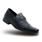 Sapato Social Masculino Preto Couro Legítimo Bico Quadrado Trabalho Executivo Leve Macio Confortável - MODELO 3021 Sapato Social Masculino Preto Couro Legítimo Bico Quadrado Trabalho Executivo Leve Macio Confortável - MODELO 3021