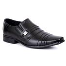 Sapato Social Masculino Preto de material sintético ideal para uma ocasiao especial Ref: 916