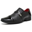 Sapato Social Masculino Preto de Verniz de Calçar