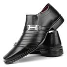 Sapato social masculino preto fosco