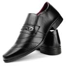 Sapato social masculino preto moderno atual e discreto