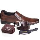 Sapato Social Masculino Rafarillo 34064-102T Mogno-Mogno