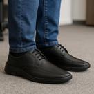 Sapato Social Masculino, Solado Antiderrapante de Borracha, Conforto para Trabalho e Eventos Formais