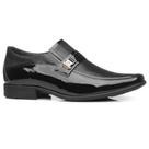 Sapato Social Masculino Verniz Preto Pegada 126504-03