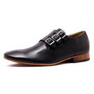 Sapato Social Monk Strap Henry Avalon em Couro Preto Sapato Social Monk Strap Henry Avalon em Couro Preto