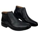 Sapato Social Original Couro Anatomic Gel Mestiço Preto - REF: 8670