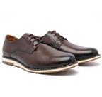 Sapato Social Oxford Masculino Couro Café 12000