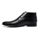 Sapato Social Oxford Preto Masculino Em Couro Legítimo Borracha E Fechamento Em Cadarço Premium