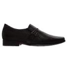 Sapato Social Pegada 125806 Couro Preto