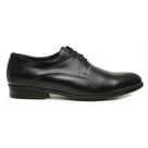 Sapato Social Preto Couro Sola de Borracha