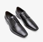 Sapato social preto democrata bico quadarado masculino