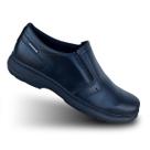 Sapato Social Preto Masculino Pegada PGD Microfibra Leve e Confortável 175001
