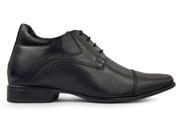 Sapato Social Rafarillo Cadarço Office Alth 7cm+alto Couro