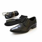 Sapato Social Rafarillo Kit Masculino Couro Cadarço Elástico