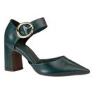 Sapato Social Scarpin Feminino Bebecê Salto Grosso Bico Fino Original