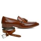 Sapato Social Whisky Couro Wood Bambolim + Cinto 58850