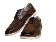 Sapato Sport Fino De Couro Ref.0210 Havana