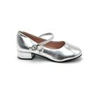 Sapato Sua Sia Menina 51854 Salto Alto Bico Redondo Fivela Formal