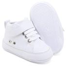 Sapato Tênis Bebe Baby Conforto Primeiros Passos Cano Alto Branco Sapato Tênis Bebe Baby Conforto Primeiros Passos Cano Alto Branco