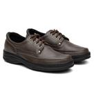 Sapato Tênis Masculino Social Casual Oxford Amarrar Anti Stress Ortopédico Conforto Couro