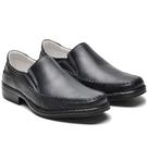 Sapato Total Confort Couro Palmilha Gel Leve Tam: 41 Cor: Preto