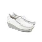 Sapato Usaflex 5743PL Conforto, Segurança e Estilo para o Dia a Dia Preto, Branco