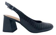 Sapato Usaflex Feminino Couro Slingback Confotavel Aj0501 Sapato Usaflex Feminino Couro Slingback Confotavel Aj0501