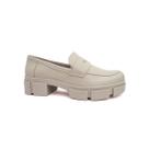 Sapato Via Marte Mocassim 23-7509-01 Calcario
