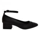 Sapato Via Uno Casual Feminino Salto Baixo 846006