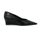 Sapato Via Uno Original 972004 Bico Fino Salto Alto Anabela Feminino