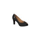 Sapato Vizzano Peep Toe 1840300 PRETO