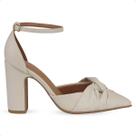 Sapato Vizzano Scarpin femino Salto grosso Trabalho 1285.444