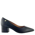 Sapato Vizzano Scarpin Salto Bloco Baixo Adulto Feminino