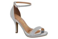 Sapato Vizzano Social Tela Shine Metal Gritter Salto Fino Super Elegante Feminina 6210.655 (64883)