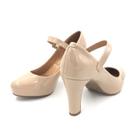 Sapato vizzano verniz bege salto 10 1840.303