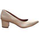 Sapato WR Fashion Scarpin Bico Fino Salto Bloco Grosso Médio Comfort Feminino Sapato WR Fashion Scarpin Bico Fino Salto Bloco Grosso Médio Comfort Feminino