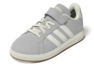 Sapatos adidas Grand Court 00s, renda elástica, cinza, EUA, 1,5, crianças