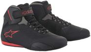 Sapatos Alpinestars Sektor Vented - Preto/Cinza/Vermelho - Tamanho 13