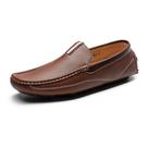 Sapatos Bruno Marc BM-Pepe-2 Mocassins de Condução Marrom