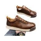 Sapatos Casuais De Couro Masculinos, Moda Luxuosa, Tênis Retro Com Plataforma, Confortáveis E Leves