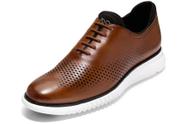 Sapatos Cole Haan 2 Zerogrand LSR Wing British Tan 13 D